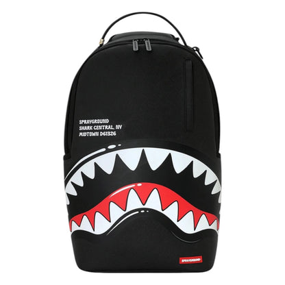 SPRAYGROUND SHARK CENTRAL BUBBLY BLACK BACKPACK