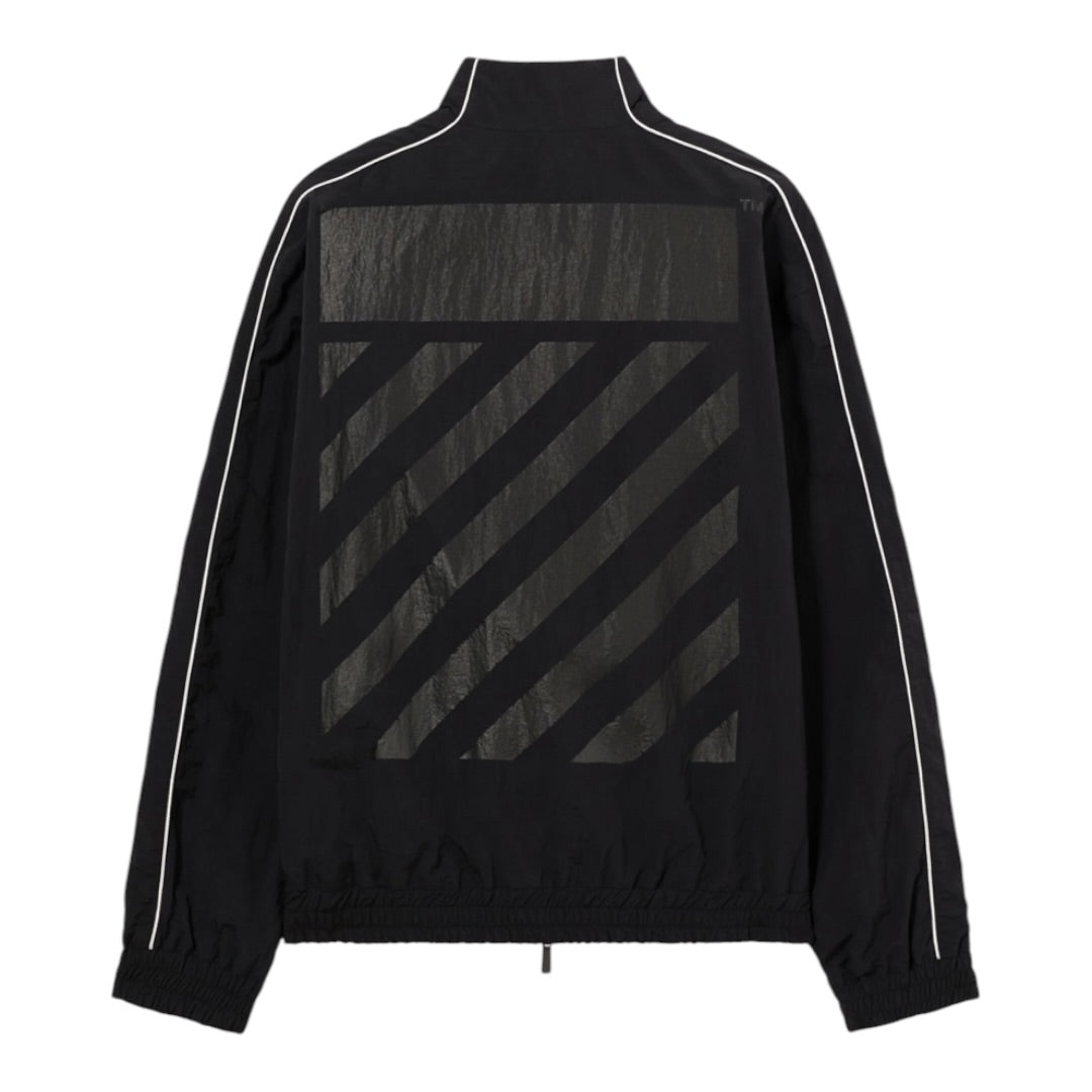 L/AB Off-White 'DIAGONAL' TRACK JACKET(BLACK)