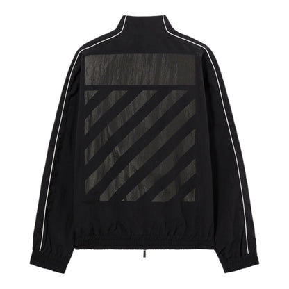 L/AB Off-White 'DIAGONAL' TRACK JACKET(BLACK)