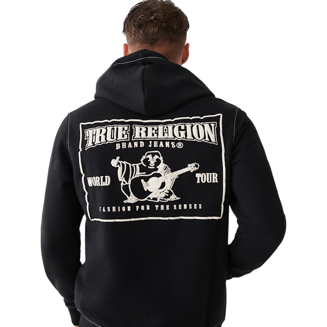 TRUE RELIGION BIG T ZIP HOODIE 105753
