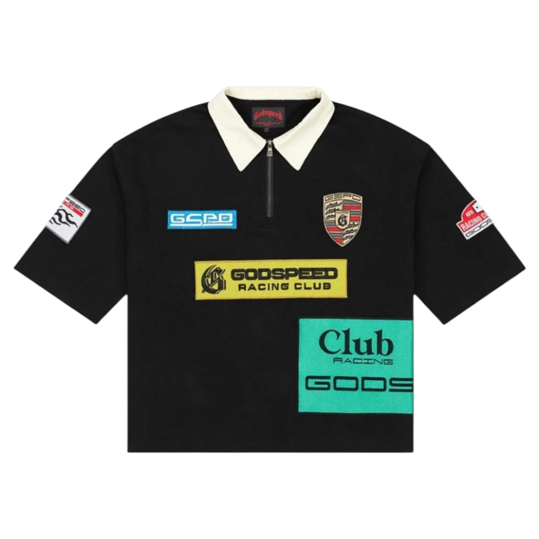 GODSPEED 'GRC' QUARTER ZIP SHORT SLEEVE POLO