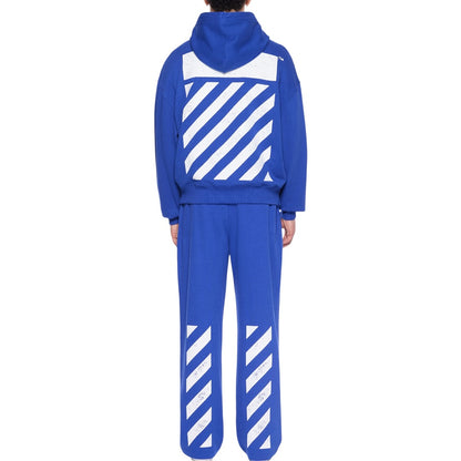 L/AB Off-White 'Core Diagonal' HOODIE (COBALT BLUE)