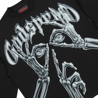GODSPEED 'SILENCIO' LS T-SHIRT(BLACK WASH)