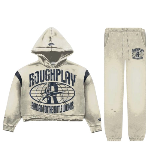 RoughPlay 'Tan x Navy' SWEATSUIT (MULTI)