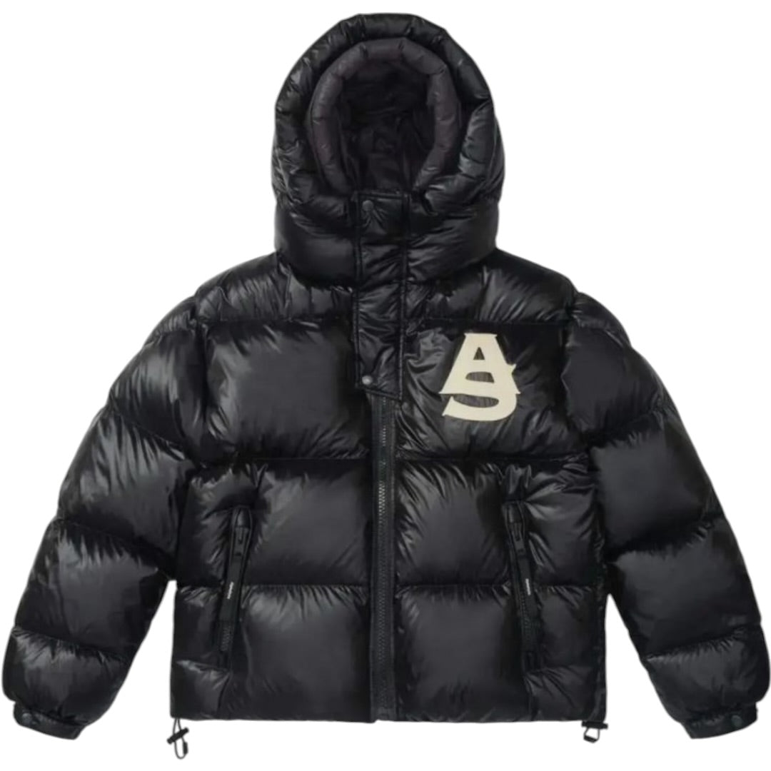 ALPHASTYLE 'KUDU' DOUBLE HOOD JACKET| BLACK/GREY