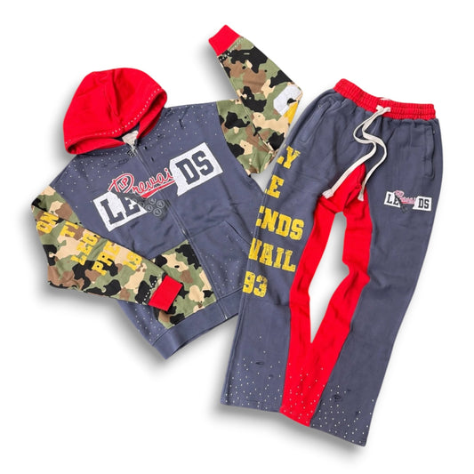 LEGENDS PREVAIL 'HALF CAMO' SWEATSUIT (MULTI)