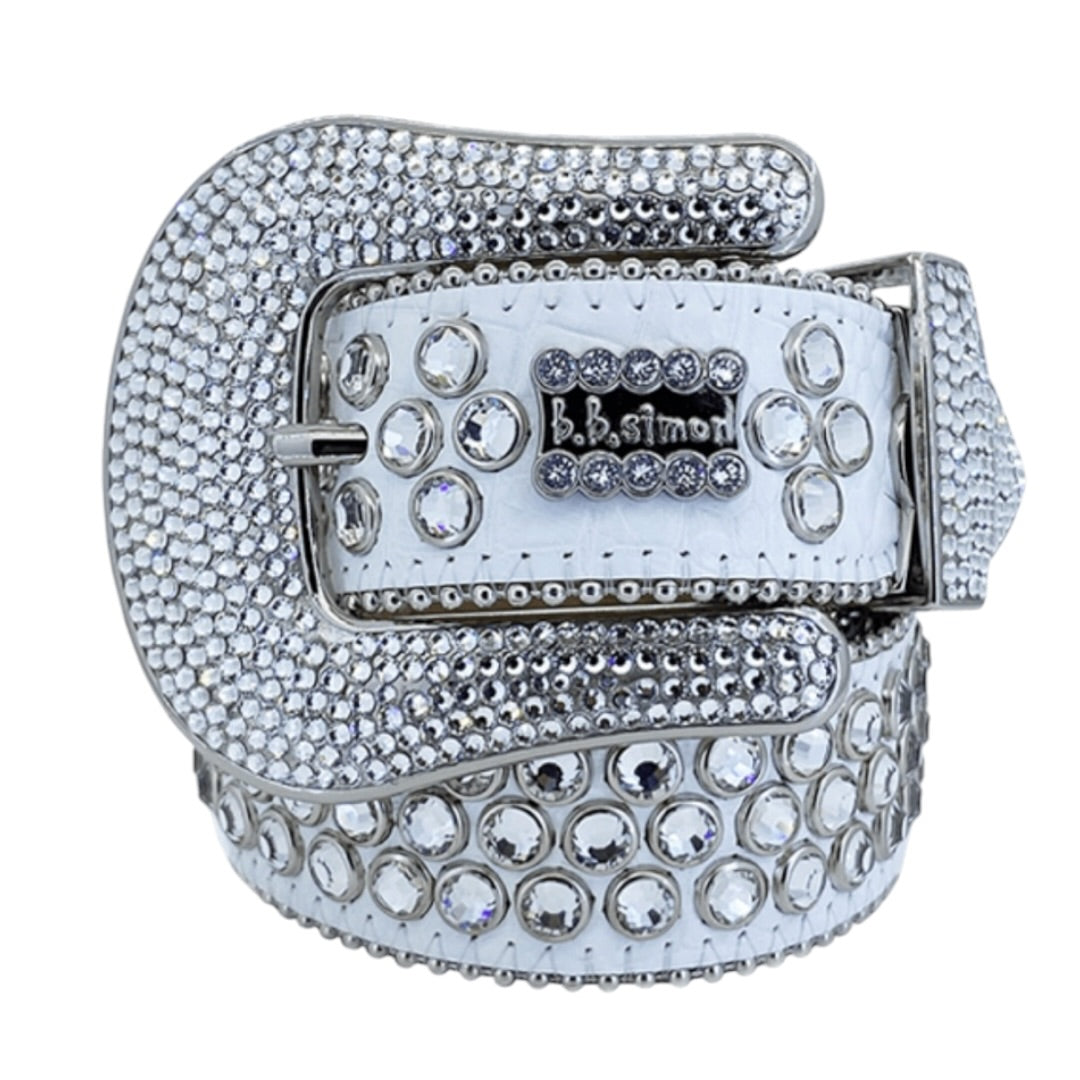 B.B. SIMON 'DARUSH' BELT (WHITE)