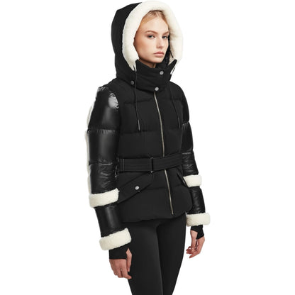 RUDSAK Audrey Short Down Puffer| BLACK/WHITE