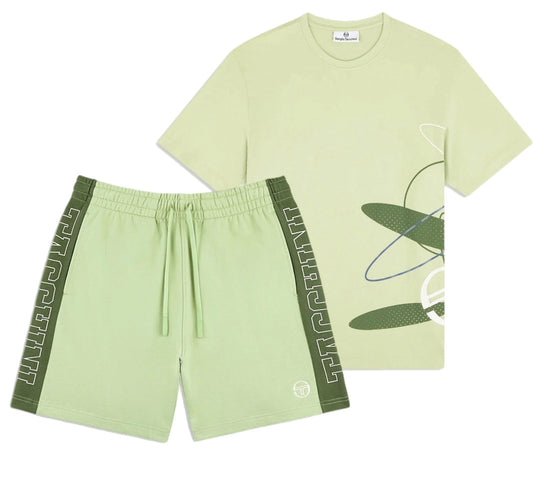 SERGIO TACCHINI  STS25M51150 SERGIO CIRO T SHIRT AND SHORT SET  RESEDA