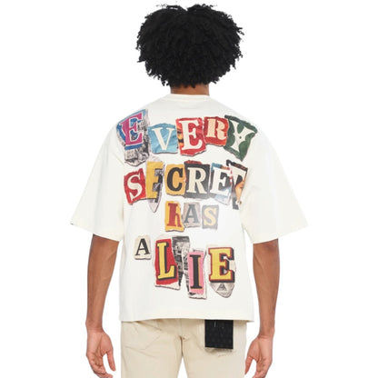 CULT OVERSIZED 'EVERY SECRET HAS A LIE' T SHIRT