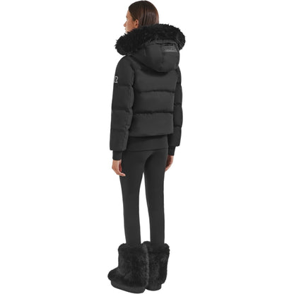 RUDSAK Cieyna Quilted Down Bomber Jacket| BLACK