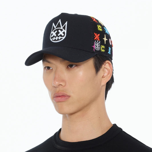 CULT LOGO PATTERN HAT 625AC-CH69A