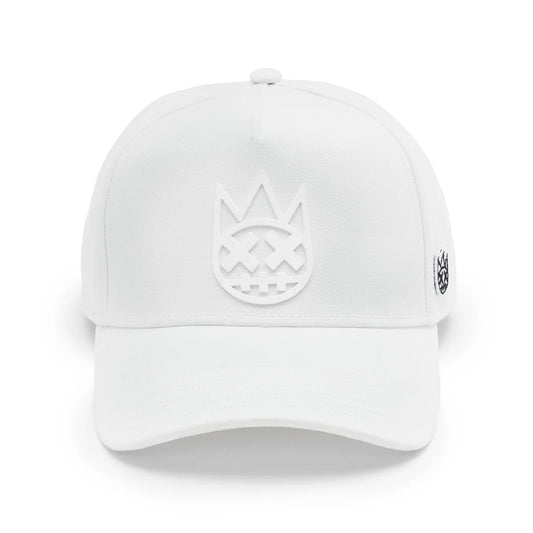 CULT WINTER WHT LOGO MESH BACK TRUCKER HAT "SHIMICHAN" 625BC-CH66A
