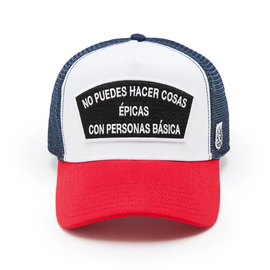 CULT LOGO MESH BACK TRUCKER HAT "SPANISH EPIC SHIT"