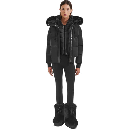RUDSAK Cieyna Quilted Down Bomber Jacket| BLACK