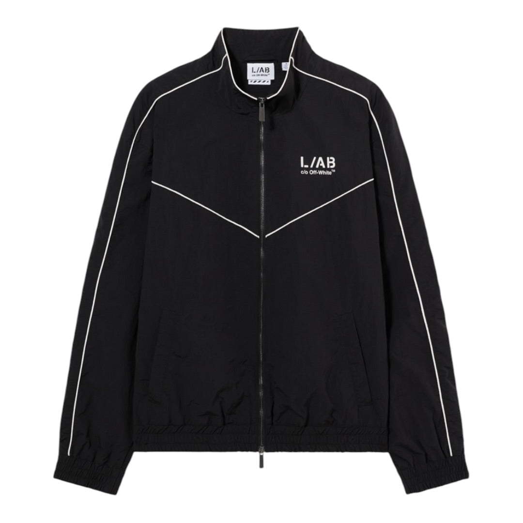 L/AB Off-White 'DIAGONAL' TRACK JACKET(BLACK)