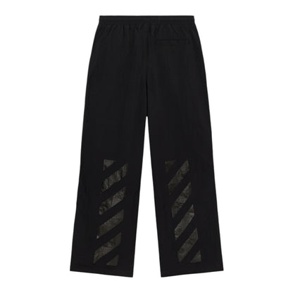 L/AB Off-White 'DIAGONAL' TRACK PANTS (BLACK)