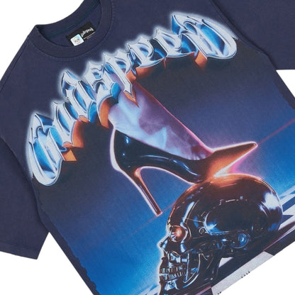 GODSPEED 'H.O.H' T SHIRT (NAVY)