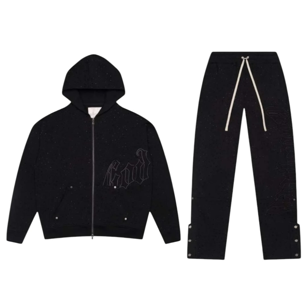 GODSPEED 'OG LOGO VVS' SWEATSUIT V2(BLACK)
