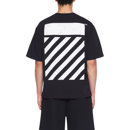 L/AB Off-White 'Diagonal Oversized' T SHIRT (BLACK)