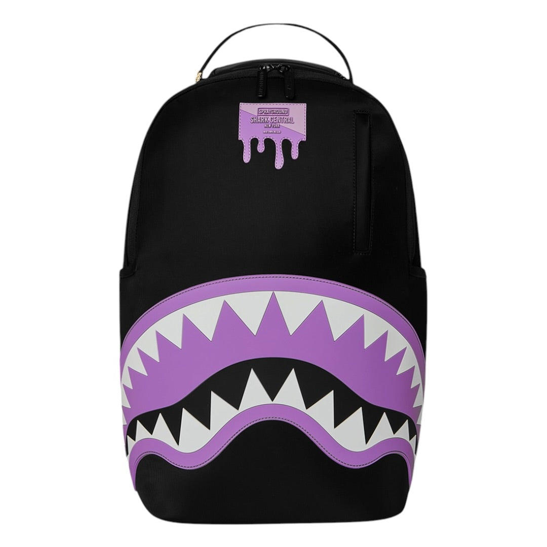 SPRAYGROUND SHARK CENTRAL LIGHT PURPLE BACKPACK