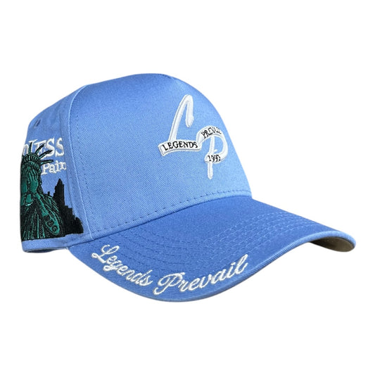 LEGENDS PREVAIL 'LP' HAT(LIGHT BLUE)