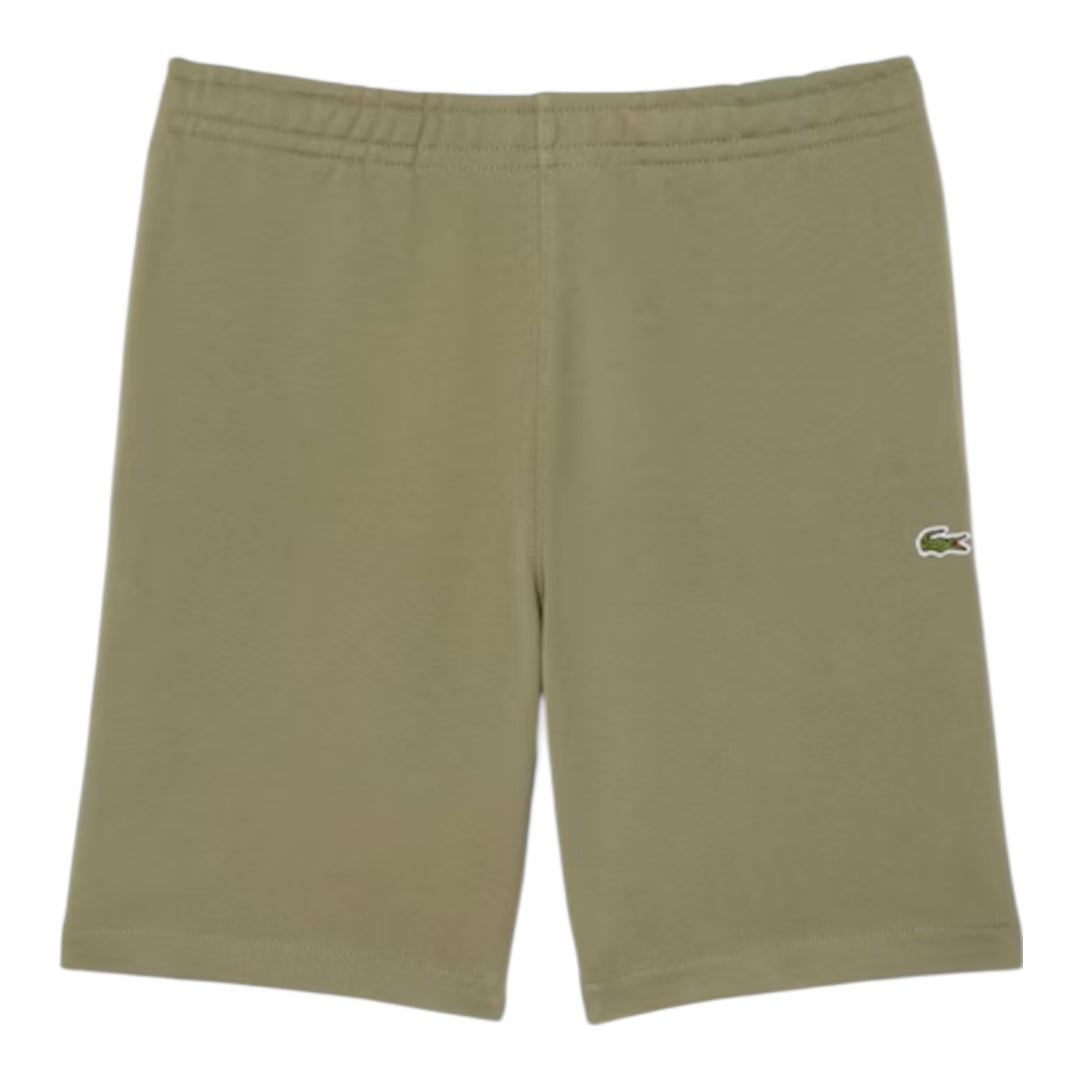 LACOSTE REGULAR FIT 'STRIPE' FLEECE SHORTS
