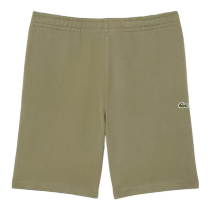 LACOSTE REGULAR FIT 'STRIPE' FLEECE SHORTS