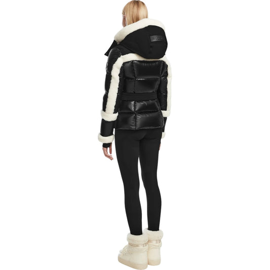 RUDSAK Audrey Short Down Puffer| BLACK/WHITE
