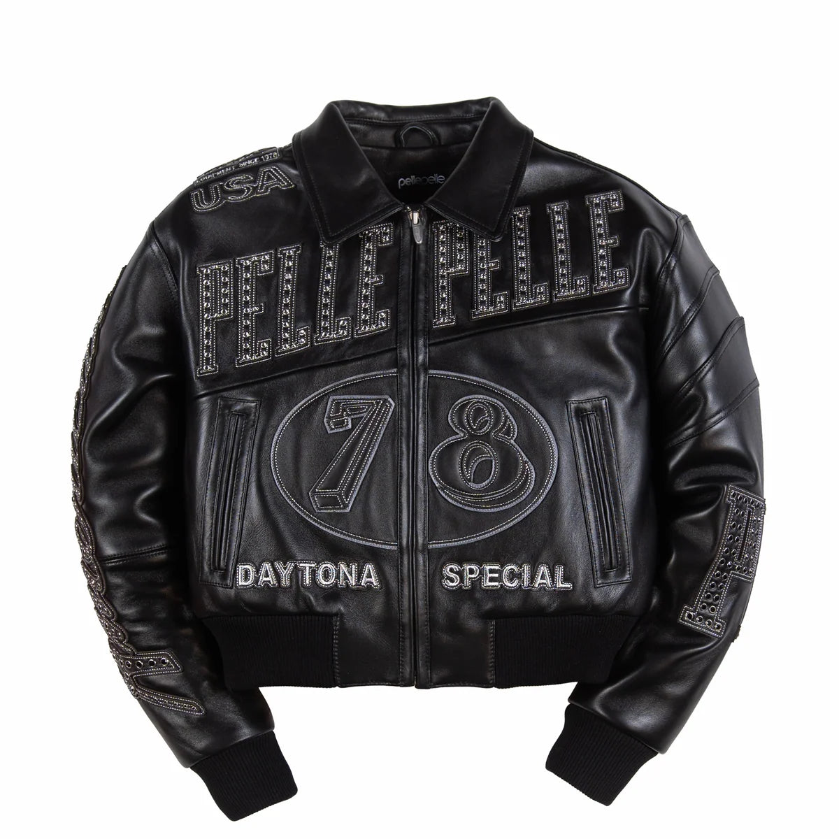 PELLE PELLE 'DAYTONA SPECIAL' WOMENS LEATHER JACKET| BLACK