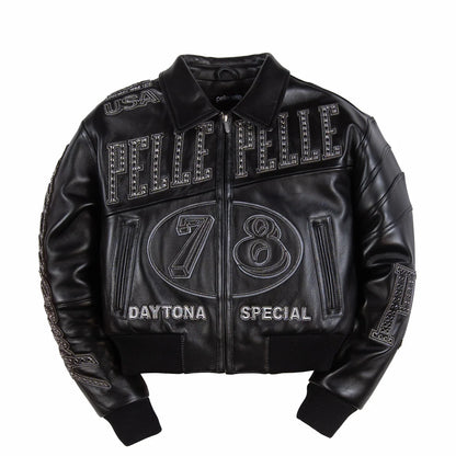 PELLE PELLE 'DAYTONA SPECIAL' WOMENS LEATHER JACKET| BLACK
