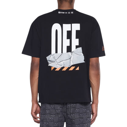 L/AB Off-White 'Off Active Duct Tape' T SHIRT (BLACK)