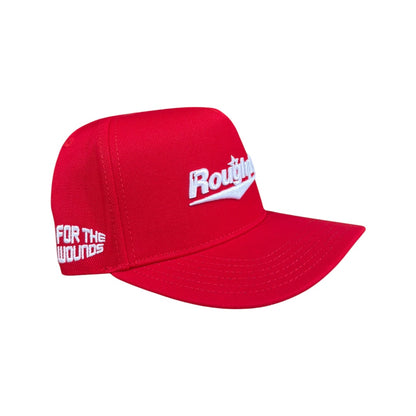 RoughPlay 'LOGO' SNAPBACK | RED/WHITE