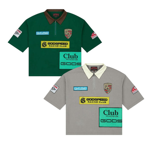 GODSPEED 'GRC' QUARTER ZIP SHORT SLEEVE POLO