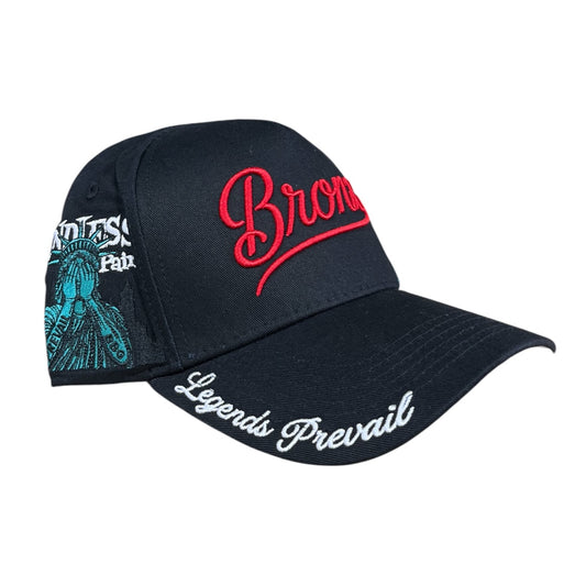 LEGENDS PREVAIL 'BRONX' HAT(BLACK/RED)