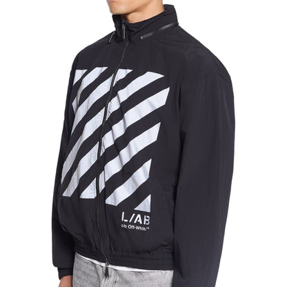 L/AB Off-White 'DIAGONAL REFLECTIVE' WINDBREAKER JACKET