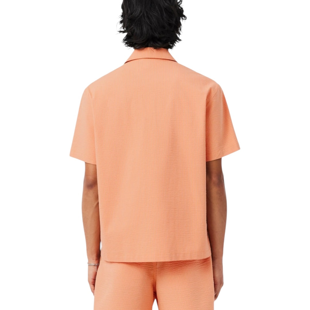 LACOSTE RELAXED FIT SEERSUCKER SHIRT