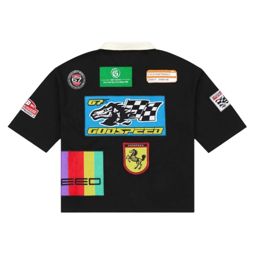 GODSPEED 'GRC' QUARTER ZIP SHORT SLEEVE POLO