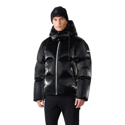 MACKAGE KENT-GLO HIGH GLOSS DOWN JACKET W/HOOD| BLACK