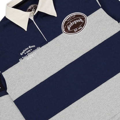 GODSPEED 'FIELD RUGBY' SHIRT(NAVY/HEATHER)