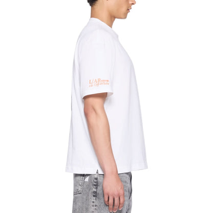 L/AB Off-White 'Off Active Duct Tape' T SHIRT (WHITE)
