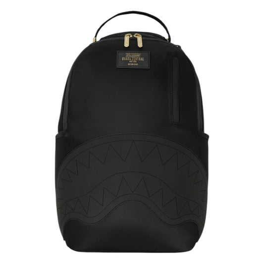 SPRAYGROUND SHARK CENTRAL GOLD LETTERING BACKPACK