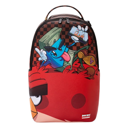 SPRAYGROUND MONEY BOY CHILLIN ON BIG ANGRY BIRD BACKPACK