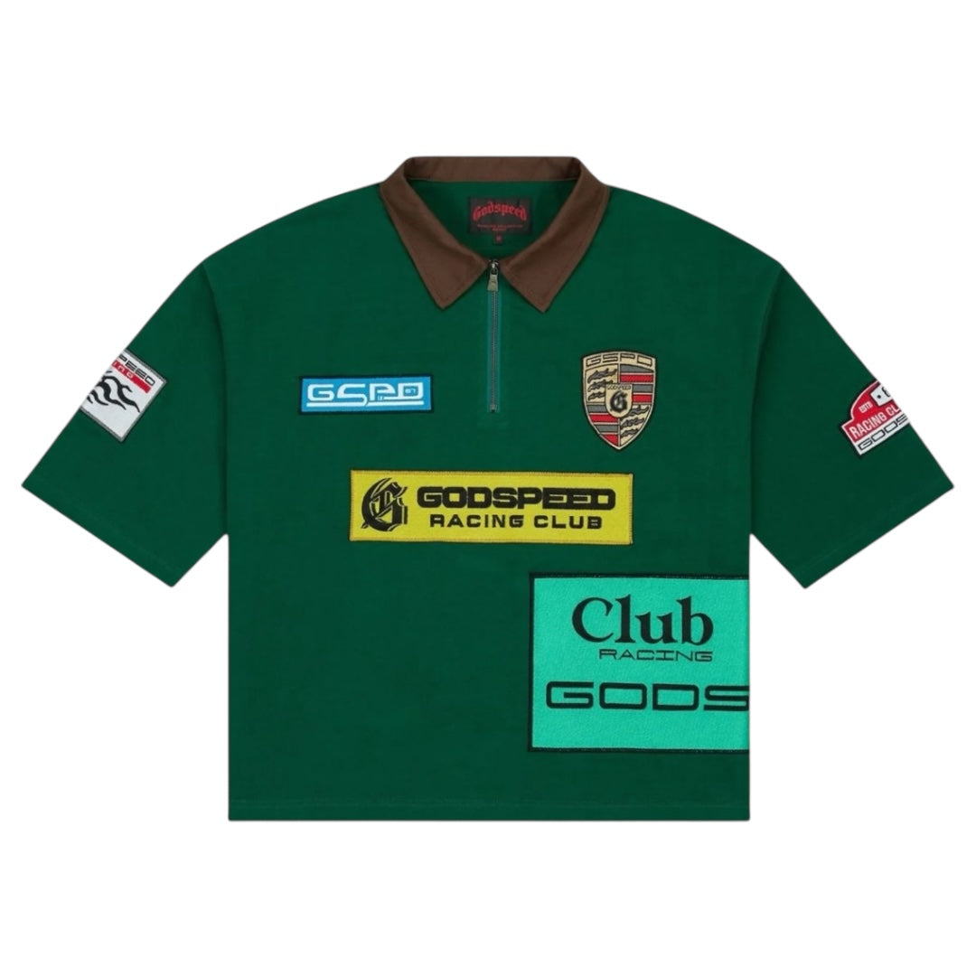 GODSPEED 'GRC' QUARTER ZIP SHORT SLEEVE POLO