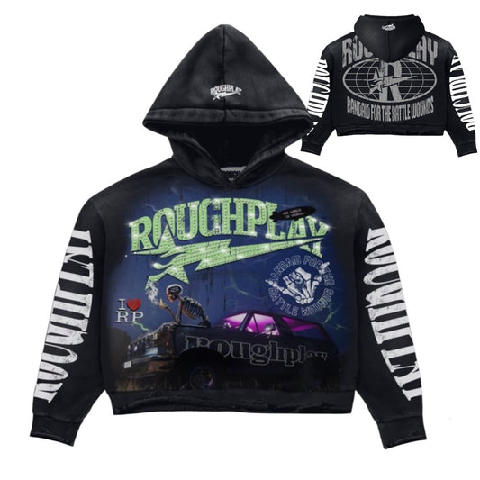 RoughPlay 'ALONE' HOODIE (BLACK)