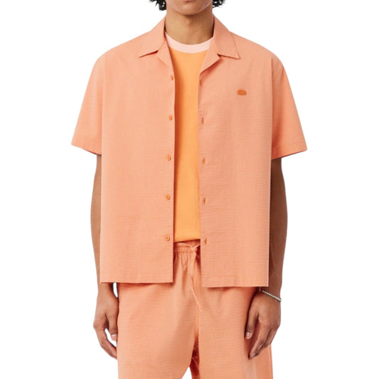 LACOSTE RELAXED FIT SEERSUCKER SHIRT