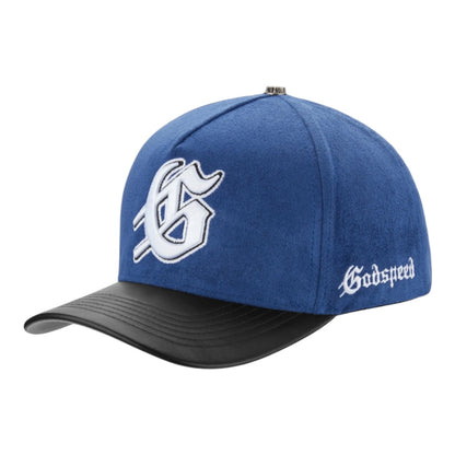 GODSPEED 'INSIGNIA' TRUCKER HAT(BLUE/BLACK)