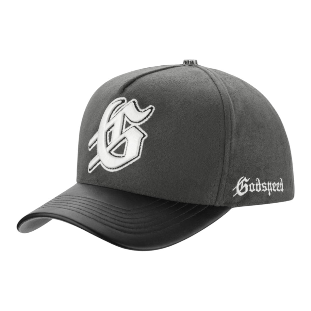 GODSPEED 'INSIGNIA' TRUCKER HAT(SMOKE/BLACK)