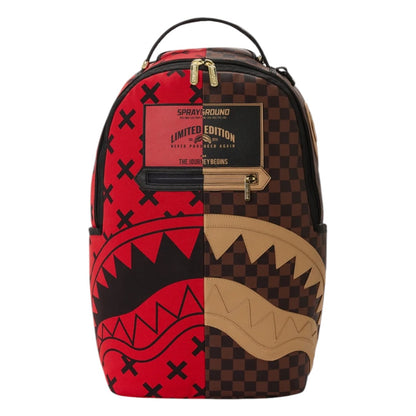 SPRAYGROUND REVERSE HALF SPLIT BACKPACK
