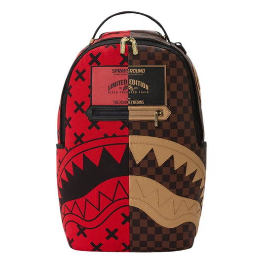 SPRAYGROUND REVERSE HALF SPLIT BACKPACK